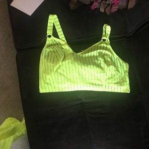 Fashion nova lime green two piece set